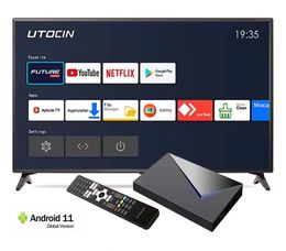 1 jaar garantie utocin alpha magnum krachtige smart ip tv -box 2g16g 2.4g+5g wifi android 11 Android TV Box Media streaming set top gratis proefkristal