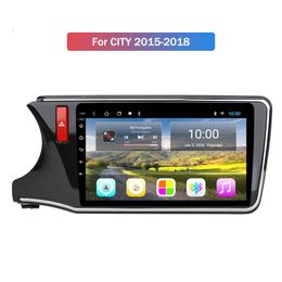 10.1 ''voiture Dvd vidéo prise en charge 4G Internet Double Din Android Radio pour Honda CITY 2015-2018 lecteur multimédia