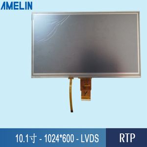 10.1 inch 1024 * 600 LVDS-interface TFT LCD-module Display met HX8282A-stuurprogramma IC- en RTP-resistieve aanraakscherm