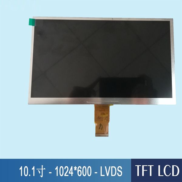 10.1 pulgadas 1024*600 TFT LCD TN Módulo de pantalla con pantalla de Interfaz LVDS y HX8282A Conductor IC