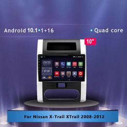 Système multimédia vidéo de voiture à écran tactile complet Android de 10,1 pouces pour Nissan X-TRAIL 2008-2012 Navigation Gps