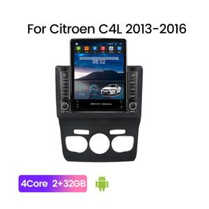 Radio d'unité principale vidéo de voiture Android 10.1 pouces pour 2013-2016 citroën C4 GPS Navi WIFI Bluetooth prise en charge caméra de recul