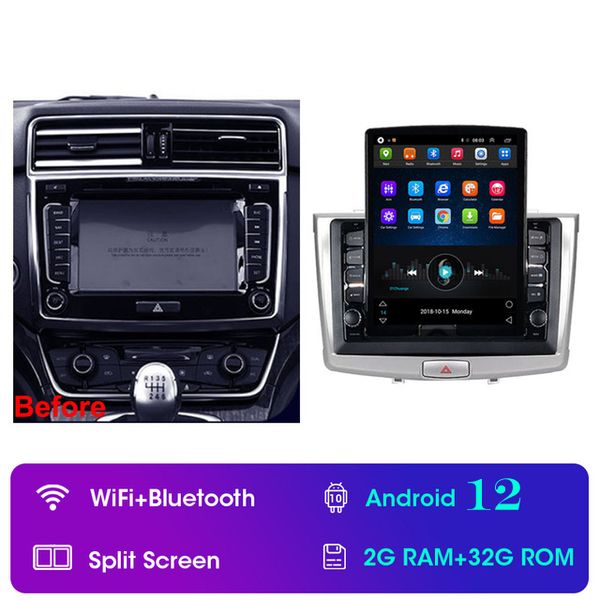 Voiture vidéo radio 10,1 pouces Android HD tactile GPS Navigation pour 2017-Great Wall Haval H6 avec Bluetooth USB WiFi Aux