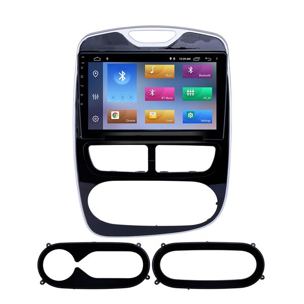 Lecteur radio de navigation GPS DVD de voiture Android 10,1 pouces pour 2012-2016 Renault Clio numérique/analogique avec écran tactile HD prise en charge Bluetooth Carplay OBD2