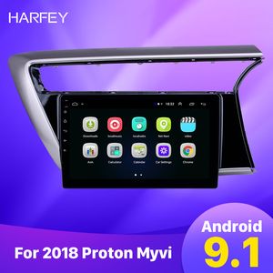 Radio GPS dvd de voiture Android 10,1 pouces pour 2018-Proton Myvi avec écran tactile HD prise en charge Bluetooth Carplay TPMS TV numérique