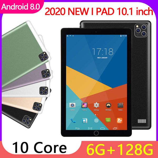 Tablette Android de 10,1 pouces 8 cœurs GPS GPS Bluetooth Dual Card 4G Communication