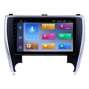 Reproductor de DVD para coche con pantalla táctil HD de 10,1 pulgadas Radio con navegación GPS Android para 2015-Toyota Camry (versión América) con soporte Bluetooth Carplay TPMS