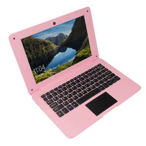 8GB+128 GB 10.1-inch Quad Core Mini Laptop Student Computer Lichtgewicht Office Notebook Pink Laptop