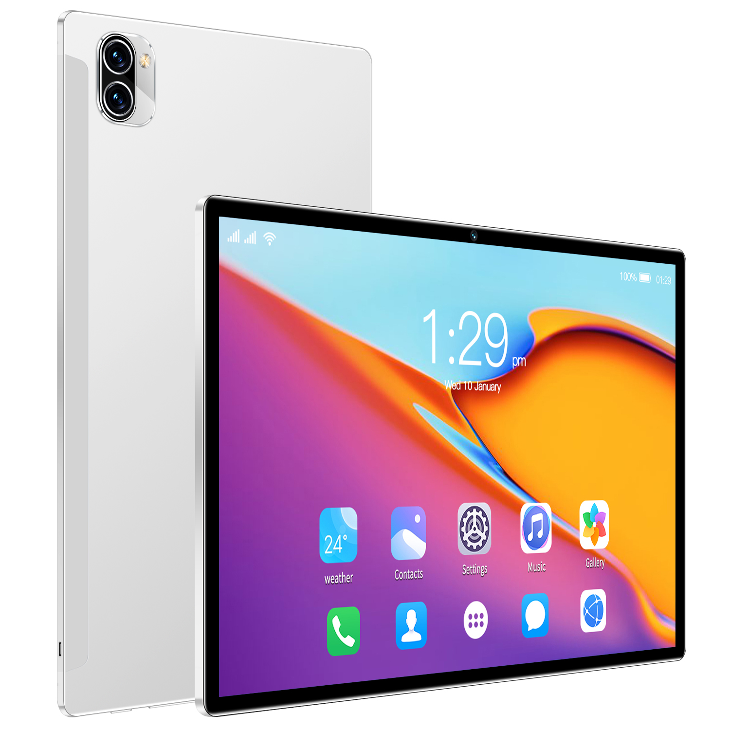 10.1 inç Tablet PC 10 Çekirdek 8000mah Kilit açma Global Sürüm 4G 5G Android 12.0 Bilgisayar 24MP HD Kamera 512GB
