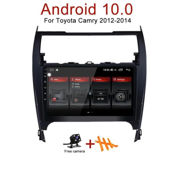 10 1 pulgada de pantalla táctil Android Car Video Radio para Toyota CAMRY 2012-2014 EE. UU. Navegación GPS Stereo319K