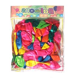 10 100 bonbons couleurs ballon en Latex pouces boules lisses pcs/lot rose rouge bleu blanc ballon anniversaire ballons
