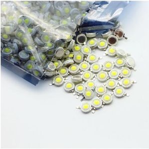 10-1000 pièces LED COB lampe puce 1W 3W 3.2-3.6V entrée 100-220LM Mini LED ampoule Diode SMD pour bricolage LED projecteur projecteur Downlight