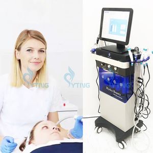 10/12/14 en 1 Diamant Dermabrasion Peau Microdermabrasion Épurateur À Ultrasons Tête Noire Traitement Eau Aqua Peel