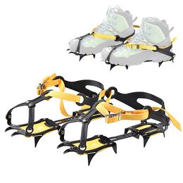 10/12 TOTH Professionele stijgijzers Outdoor klimmen Visserij Sneeuw Skid schoen Cover Mountaineering Skid Gear 10/12Teeth Ice Crampon