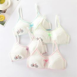 10-13Years Meisjes Kleine Vest Sport Soft Training Lingerie Meisjes Beha Adolescent Tiener Ondergoed Cartoon Tiener Bustehouders Bras281L