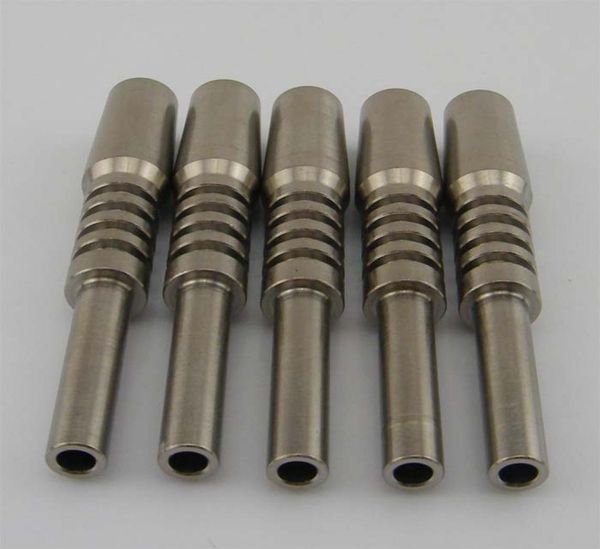 10/14 / 18mm Gr2 Domeless Titanium Nail Ongles en titane pur pour kits de collecteurs Nector Ti Tips Vaporisateurs en gros Accessoires Smokinig5671760