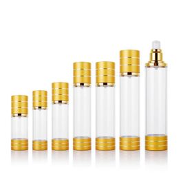 10/15/30/50/100 ML Reizen Airless Pomp Fles Vacuüm Cosmetische Crème Flessen Lotion Dispenser spray Fles Make Sample Container Packin Kacs