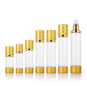 10/15/30/50/100ML Reizen Airless Pomp Fles Vacuüm Cosmetische Crème Flessen Lotion Dispenser Spray fles Make Sample Container Packin Jwhq