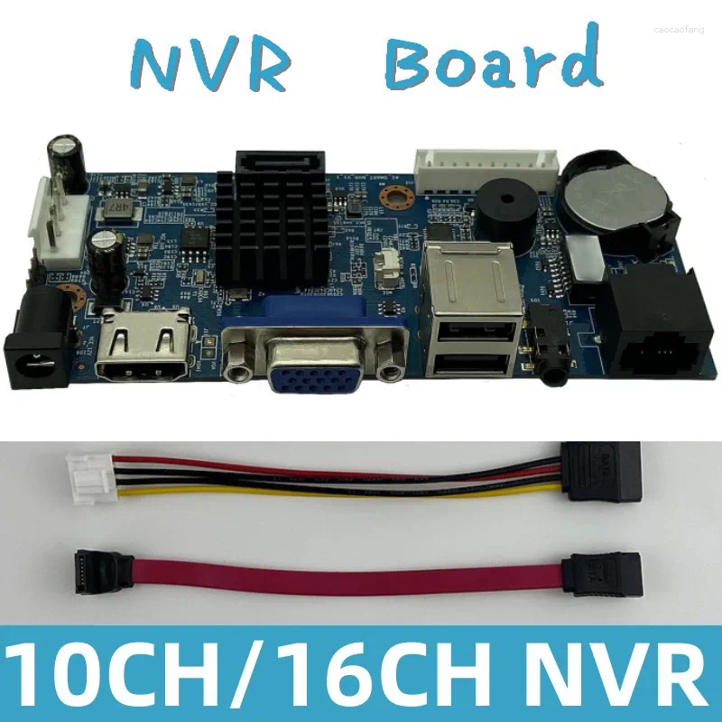 10/16CH 4K H.265 H.264 NVR IVR Network DVR Digital Video Recorder Board 1 HDD IP Camera Max 16T OVNIF SATA Line P2P SeeEasy