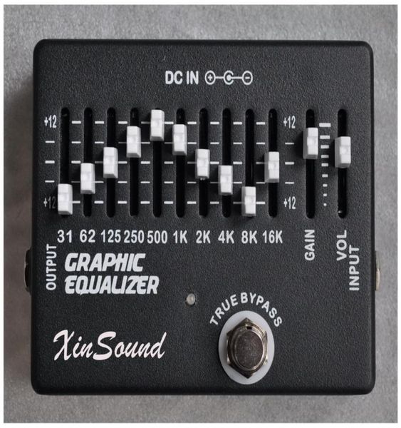 10 Ecualizador de 2 bandas EQ Pedal de efectos de guitarra XinSound EQ99 de Handmade Graphic Equalizer3379985