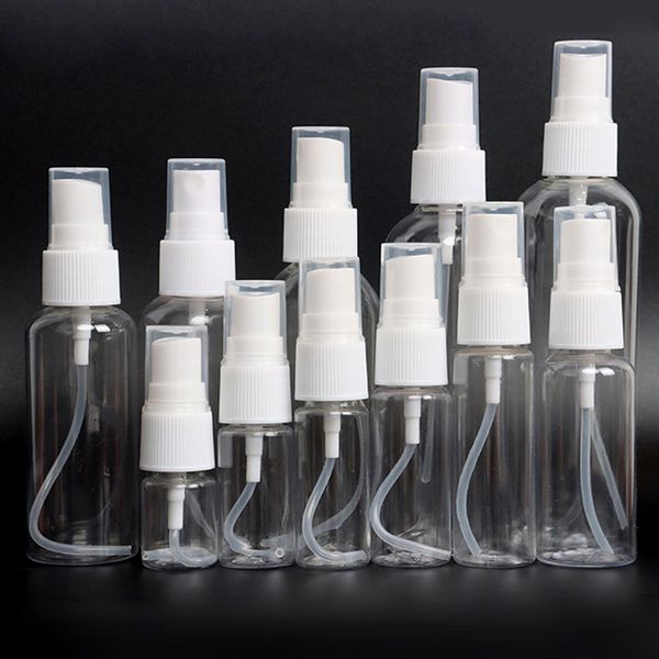 10 20 25 30 50 60 80 100 ml bouteille en plastique pour animaux de compagnie vaporisateur embouteillage ensemble de soins de la peau