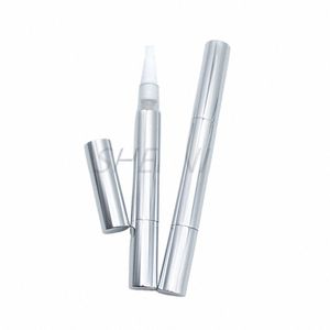 10/20/30pcs l Pluma de aceite de uñas vacía con punta de pincel Pluma de giro Plumas de esmalte de uñas de aluminio Crecimiento de ojos Tubo líquido Brillo de labios f7U4 #