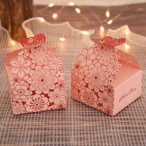 10/20 Boîtes à bonbons cadeaux de mariage Coffrets cadeaux en chocolat papillon pour invités Fête d'anniversaire Fournitures décoratives pour réception-cadeau pour bébé 240205