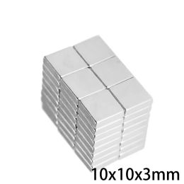 10 ~ 200pcs 10x10x3 mm quadrate super puissant aimants 10x10mm néodyme magnétique N35 10x10x3 mm aimant fort 10 * 10 * 3 mm