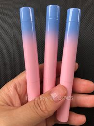 10-200 Uds DIY 5g tubo de lápiz labial pequeño vacío relleno directo bálsamo labial tubo de plástico relleno en caliente tubo de lápiz labial gradual azul rosa