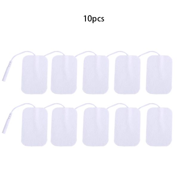 10/20pcs EMS Tens Electro Pad Silicone Gel Electrode Pads Tens Electrodes Digital Therapy Machine Electrode Pads 2 mm