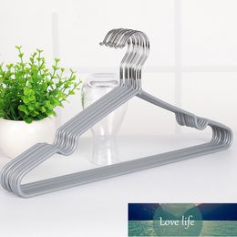 10/20 stks / partij 40 cm antislip metalen shirt broeken haak hanger pvc plastic en hoge mangaan stalen hangers voor kleding rekken Fabriek prijs expert ontwerp kwaliteit Nieuwste