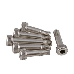 10-20PCS M2 M2.5 M3 M4 M4 Grade 12,9 Gedeeltelijk schroefdraadschroeven Schroeven Half Tandschouderschroef Bouten Nikkelplating/Zwart