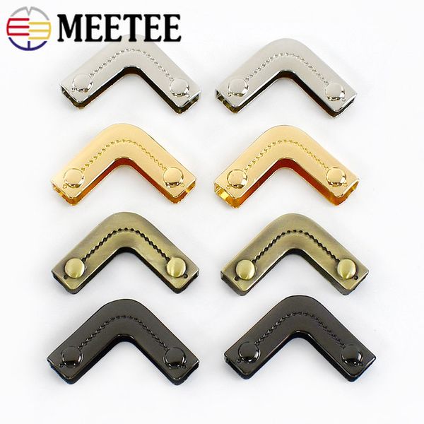 10/20pcs Metal Sac Corner Hands Hands Cover Cover Clap Protector Corners Clips Term Clips DIY Edge Banding matériel accessoires