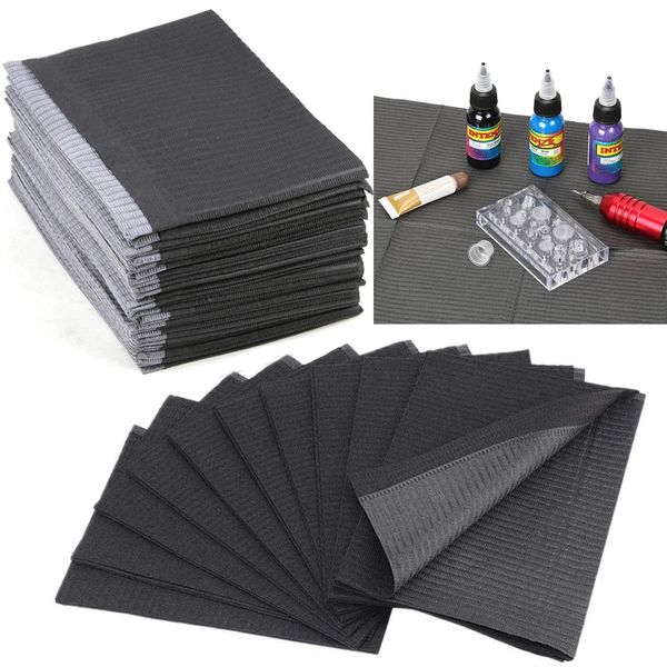 Tapis de couverture de Table imperméable pour tatouage, 10 ou 20 pièces, serviettes dentaires pour patients, accessoires de maquillage Permanent, 231220