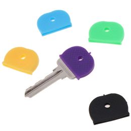 10/20/32PCS Multi Color -toets Covers Hollow Rubber Soft Key Locks sleutels Cap Topper Keyring Key Case voor auto