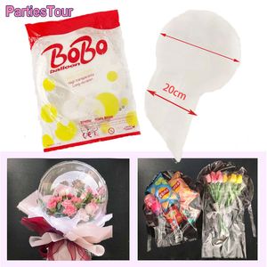 10/25 / 50/100 st 30 inch grote brede nek Bobo ballon transparante bubble gift ballon verjaardagsfeestje decor bruiloft verlovingsballon 220215