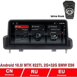 10.25 "2G + 32G 2din Android10 Auto Radio Voiture GPS Navigation Radio pour E90 E91 E92 E93 Lecteur Multimédia Idrive BT Wifi Carplay