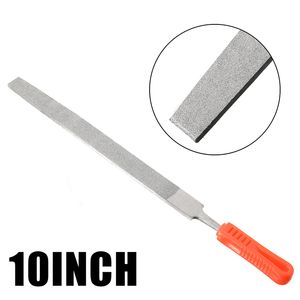 10 '' '' 250 mm 120 Grit legering Diamond gecoate platte bestand Lange archief stenen bestanden voor handgereedschap dik 5 mm