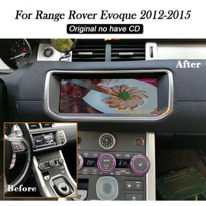 10.25 pulgadas DVD Reproductor de DVD Radio Audio GPS Navegación Estéreo Android10.0 Pantalla táctil para Range Rover Evoque 2012-2015 Bluetooth USB Soporte 4G WiFi