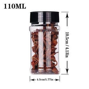 10-25pc Salt et poivre Shaker Spice Container Le plastique ne contient pas de pot de cuisine BPA Set Spice Jar Dispensateur