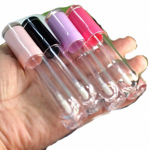 10/30/50/100pcs 8ML Clear Lip Gloss Tubes Lip Glaze Ctainer DIY Rose Rouge Violet Cap Vide Rouge À Lèvres Baume À Lèvres Bouteille Rechargeable Z9kG #