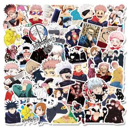 10/30/50 / 100 stks Jujutsu Kaisen Anime Graffiti Stickers voor Laptop Skateboard Fietshelm Bagage Motorcycle Waterdichte Decal Toy Car