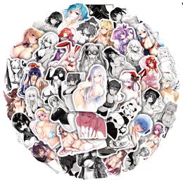 10 30 50 stcs anime sexy gemengde schoonheid hentai waifu graffiti stickers voor telefoon bagage laptop gitaar diy stripsticker feestcadeau 220716