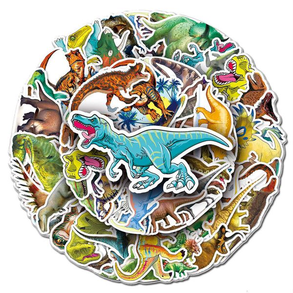 10/30 / 50pcs Cartoon Stickers Dinosaur Stickers DIY VOLCATOP SUPPORT TÉLÉPHONE CARRAIN