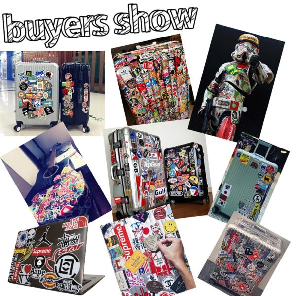 10/30 / 50pcs Classic Movie Poster Series Stickers Stickers Buggage Computer Notebook Graffiti Guitar Imperproof Decorative Toys Wholesale