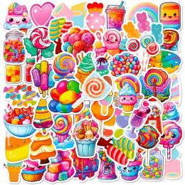 10/30 / 50pcs Joucbow Candy Candy Colorful Decoration Scrapbooking PVC Sticker Aesthetic Co dans la papeterie coréenne Stationner les fournitures pour les enfants