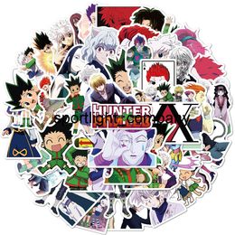 10/30/50pcs Hunter X Hunter Anime Stickers for Laptop Guitar Skateboard Bicycle Classic Toy PVC Graffiti Kid Stickers Decal Pack