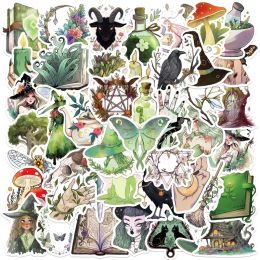 10/30 / 50pcs Kawaii Forest Witch Decoration Scrapbooking PVC Sticker Aesthetic Coorean Stationery School Supplies for Kids