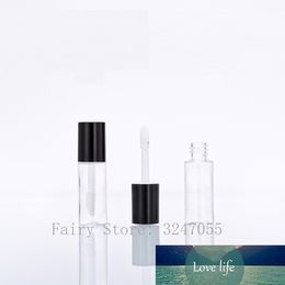 10/30/50 Uds Mini tapa negra esmalte de labios botella de muestra vacía brillo aceite brillo botella brillo de labios e 0,8 ml 3ml