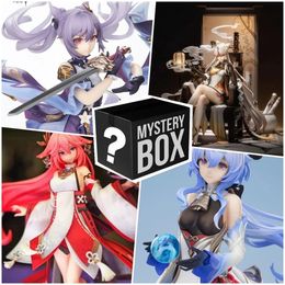 10-30 cm Genshin Impact Anime Game Action Figure Blind Box Paimon Aether Luck Box Handmade Grand Figure Game Anime Fans Gift 240510